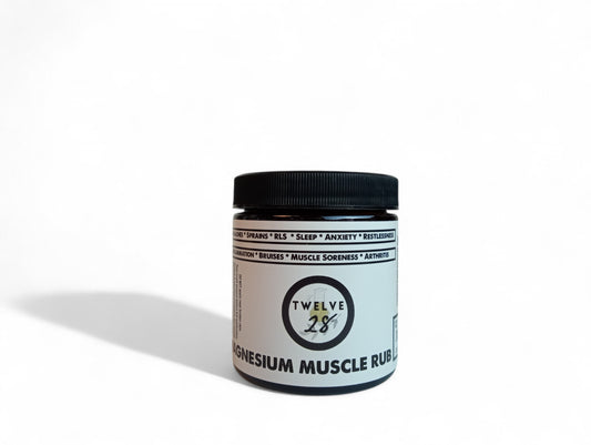 Magnesium MUSCLE RUB - Like "Icy Hot" or "Bio freeze" but better!  Magnesium Chloride Based Cream with Added Oils