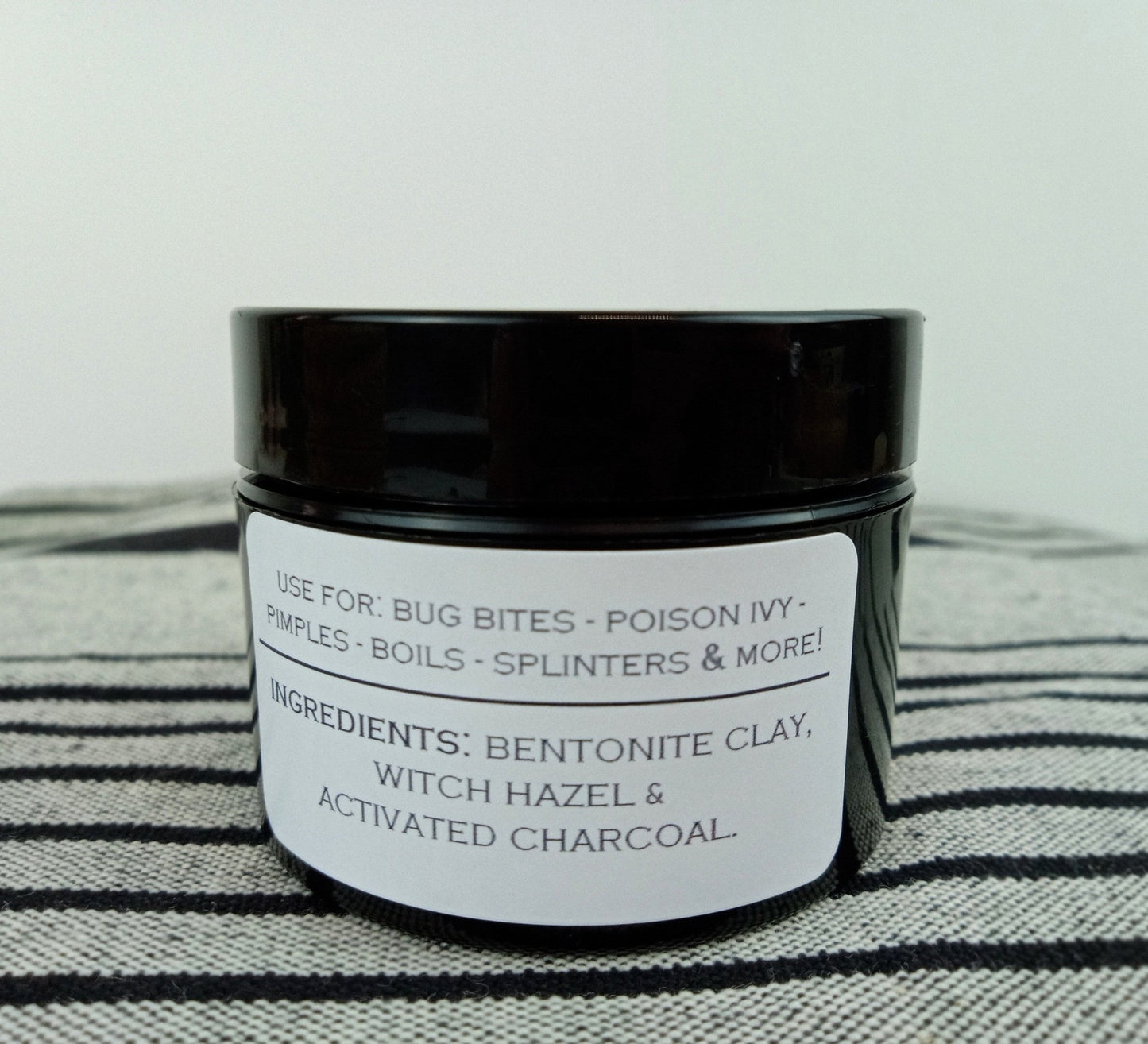 DETOX CLAY - BENTONITE CLAY WITH WITCH HAZEL - FOR: BUG BITES - POISON IVY // RASHES & MORE 2 oz. - TWELVE28CO