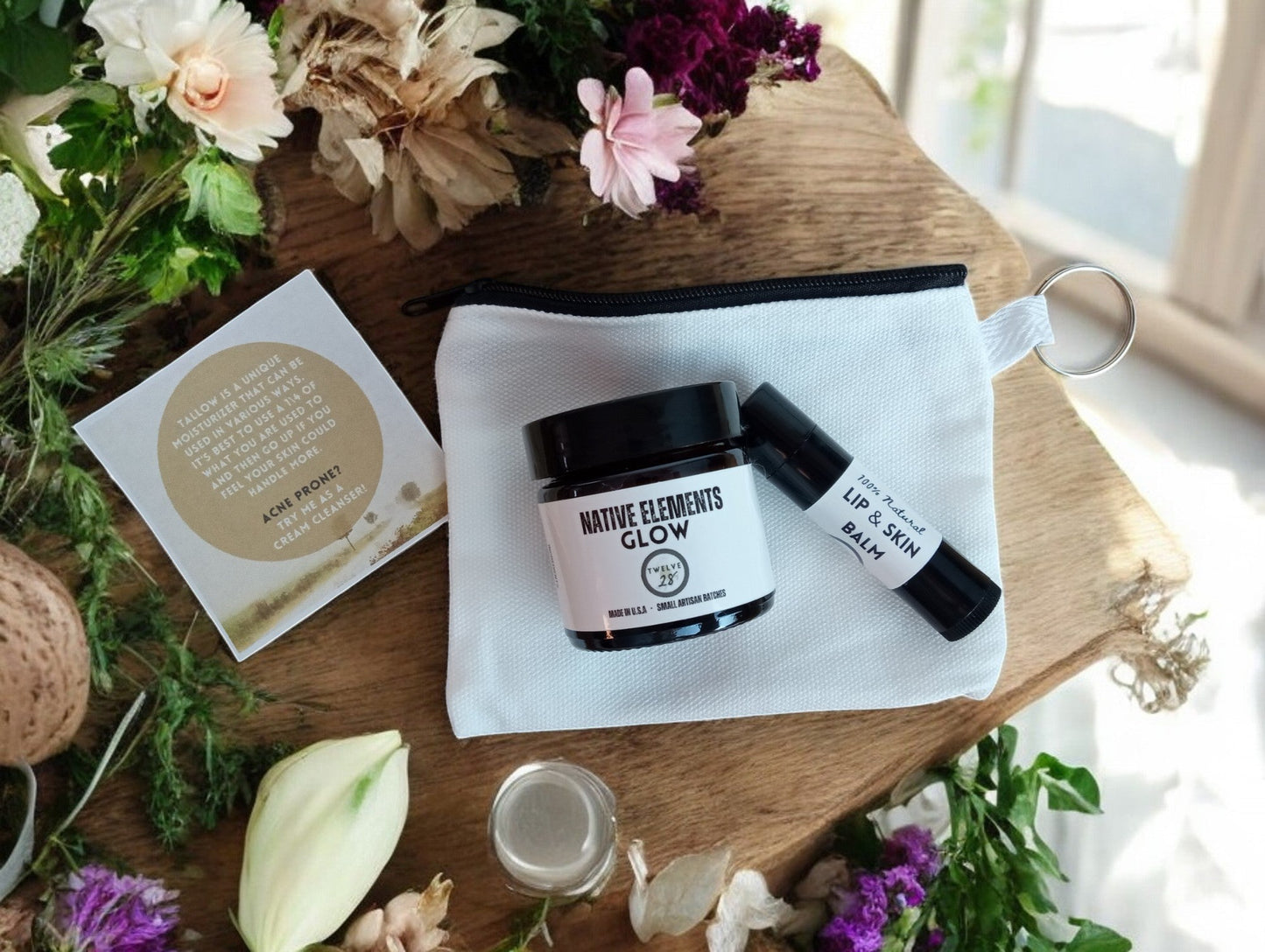 GLOW CREAM - Grass - Fed\Finished Tallow Facial Cream - Formally Elder N Honey Co. Glow - TWELVE28CO