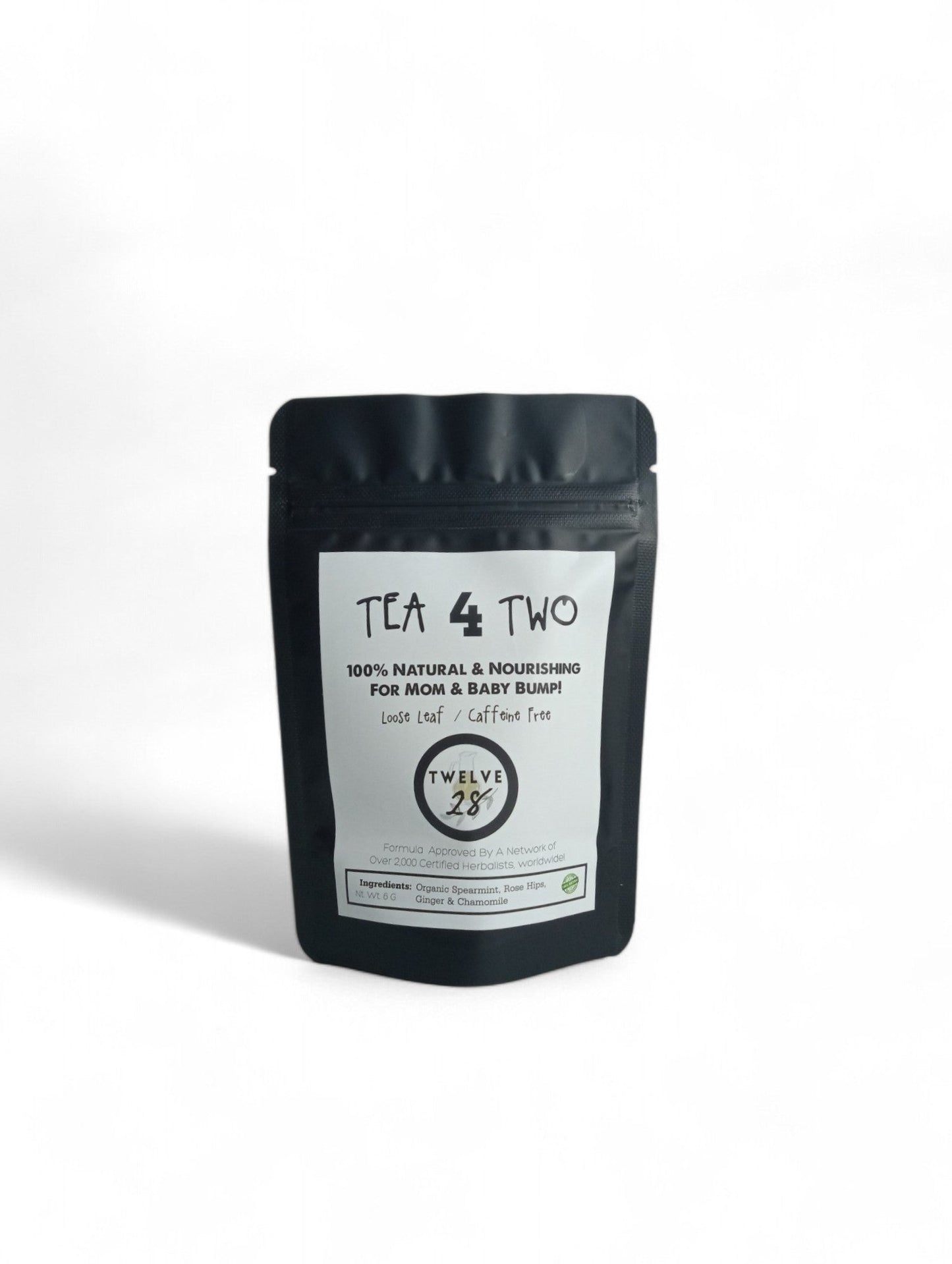 Organic Pregnancy Tea - TEA4TWO - Herbal Loose - Leaf Tea for All Trimesters - TWELVE28CO