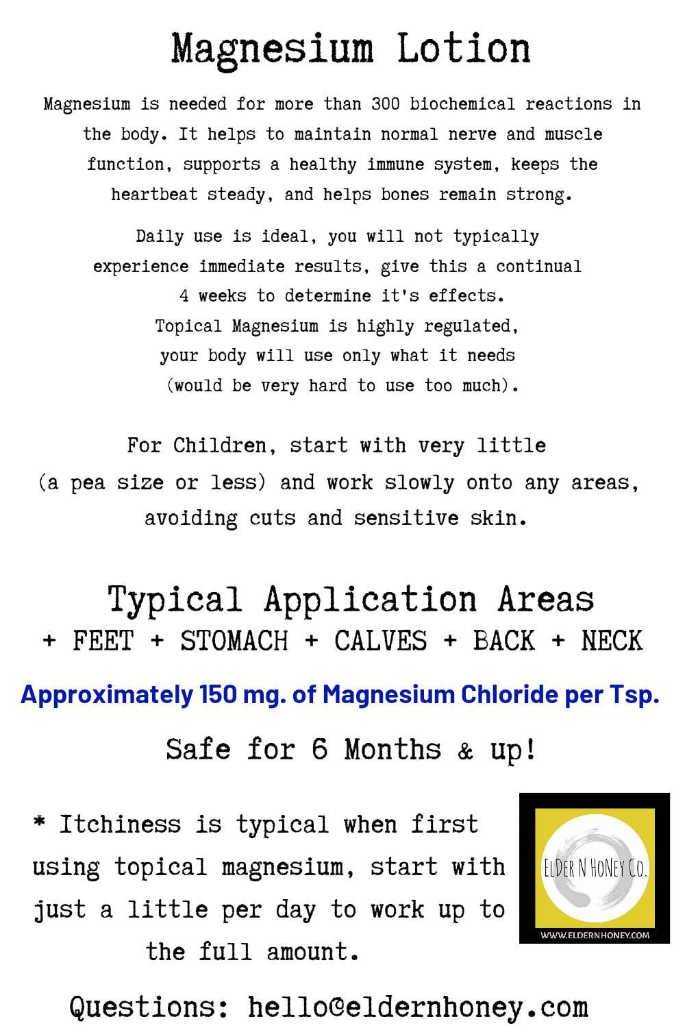 Kids Magnesium Lotion